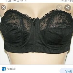 Underwire strapless bra 36DD